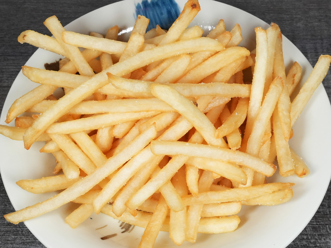 French fries, crispy potato fries at Torrance Yokocho