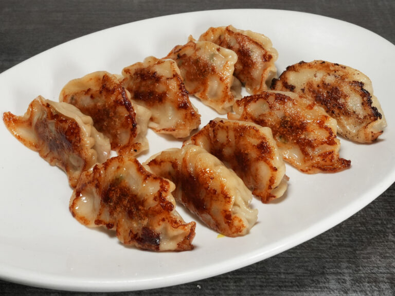 Gyoza, 10 pieces of Japanese pan-fried dumplings at Torrance Yokocho